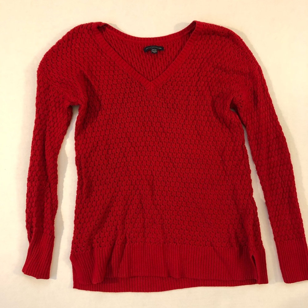 Vibrant red American Eagle sweater